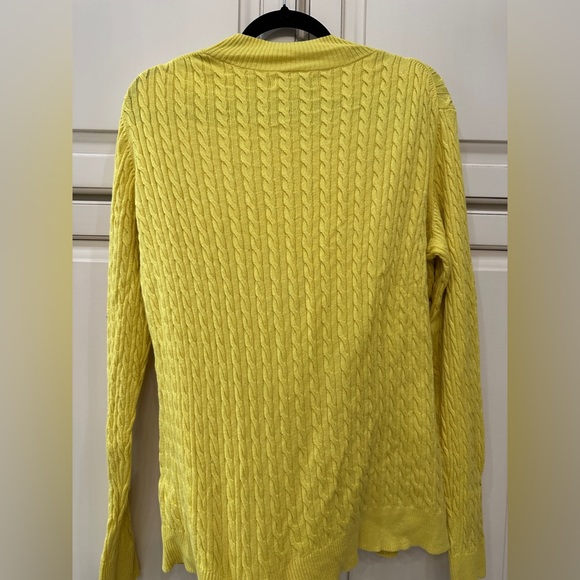 Amazon Essentials Vibrant Yellow Cable Knit Sweater - Picture 5 of 5